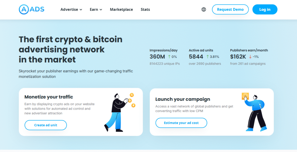 A-ADS Crypto Ad Network for Publishers A-ADS Crypto Ad Network for Publishers