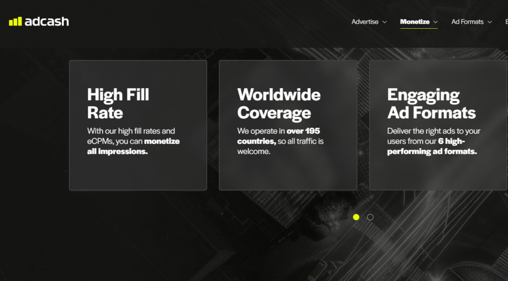 AdCash CPC Ad Network for Publishers