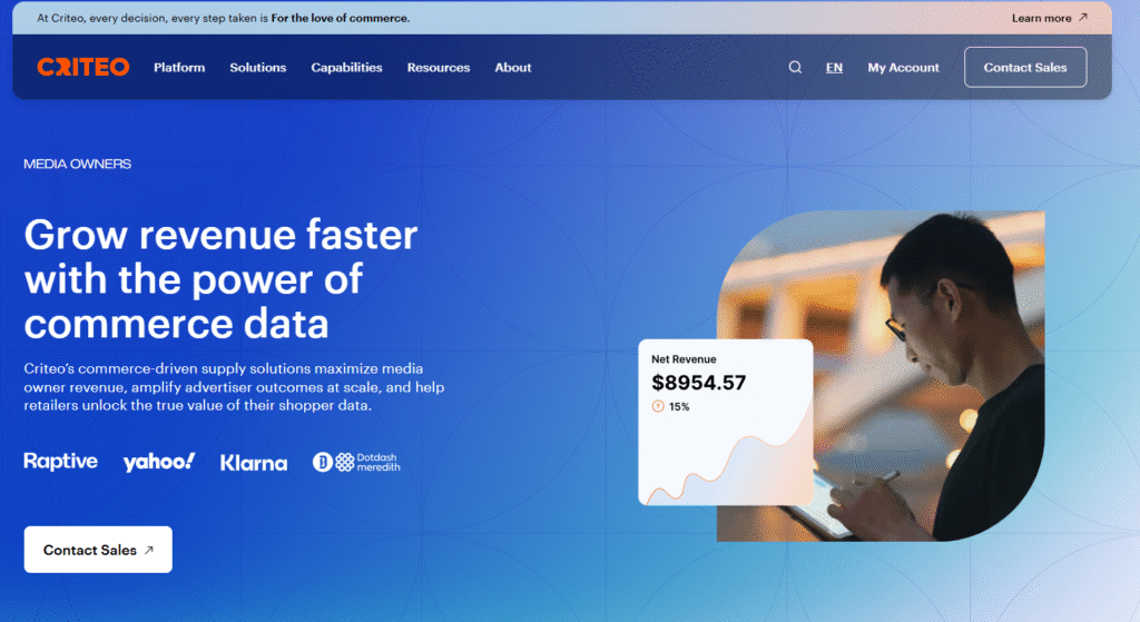 Criteo CPC Ad Network for Publishers