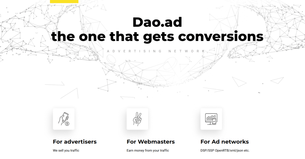 DAO.AD CPM ad Network For Publishers