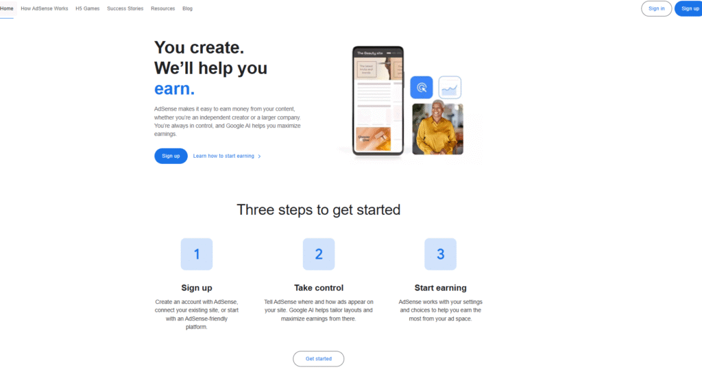 Google AdSense CPC Ad Network for Publishers