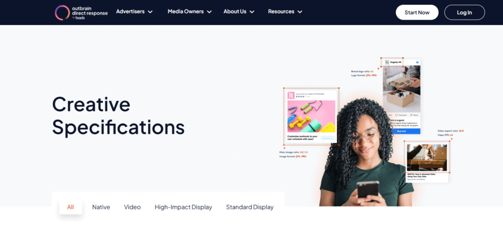 Outbrain CPC Ad Network for Publishers