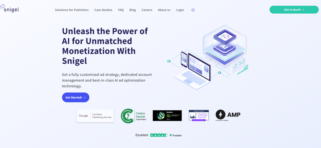 Snigel CPM ads For Publishers To Earn More With Google Ads